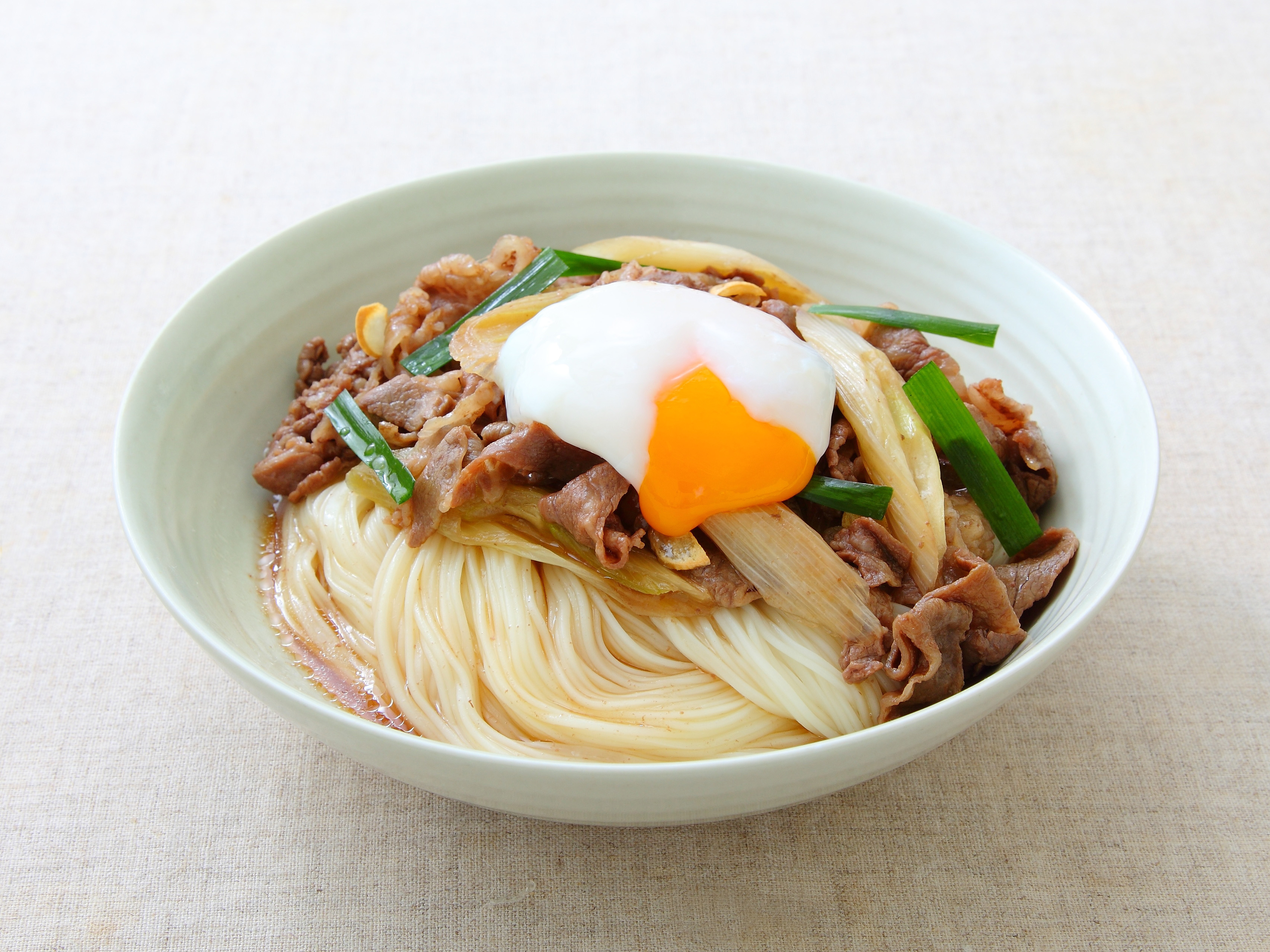 牛すき風のっけそうめん