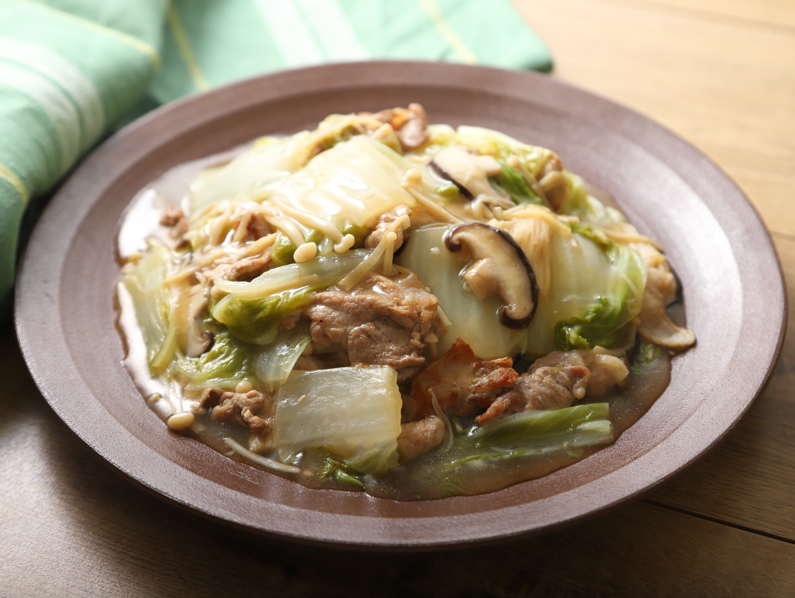 豚肉と白菜ときのこのとろとろ煮のレシピ・作り方