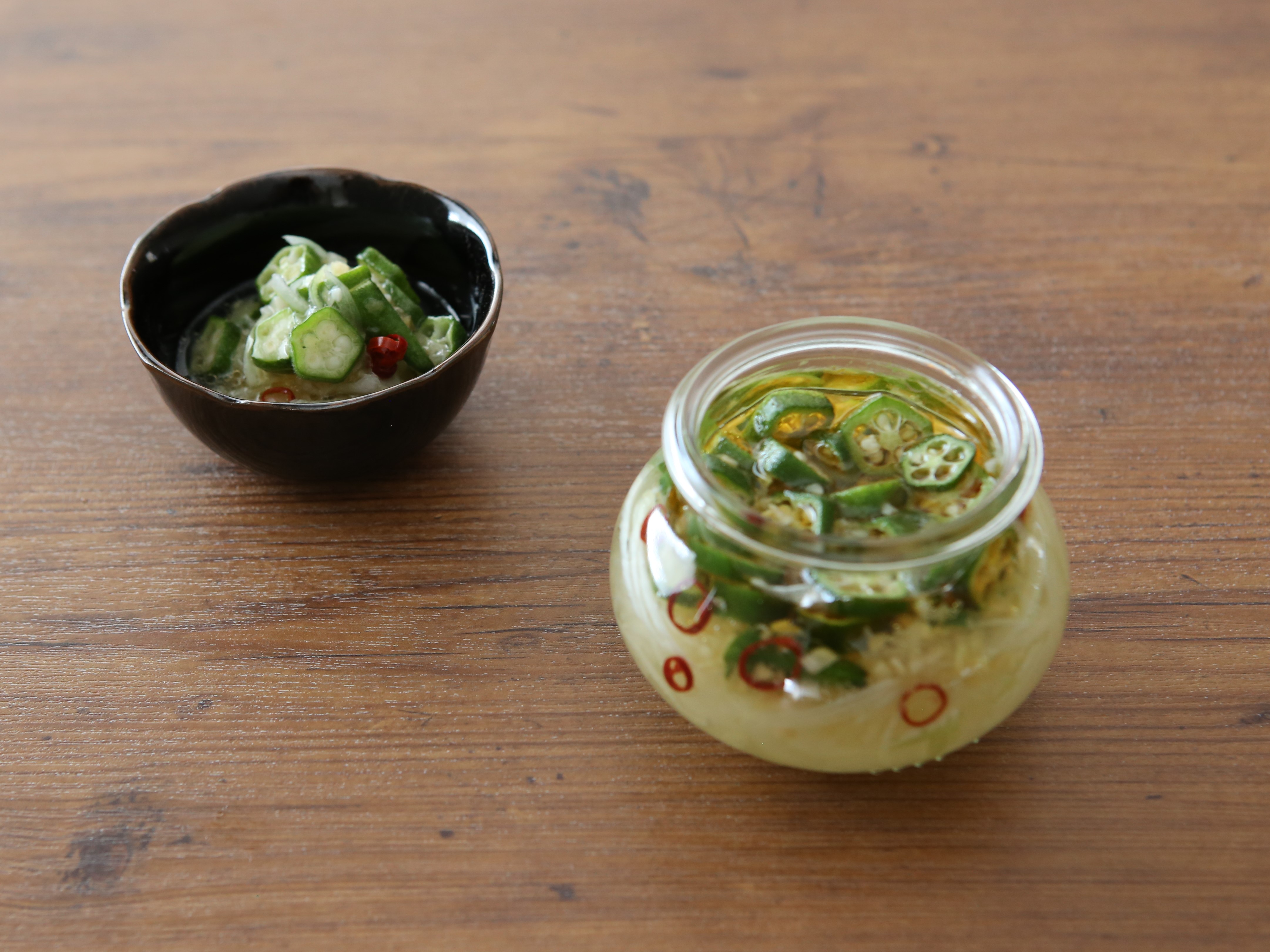 オクラの万能野菜だれ（中華風）のレシピ・作り方