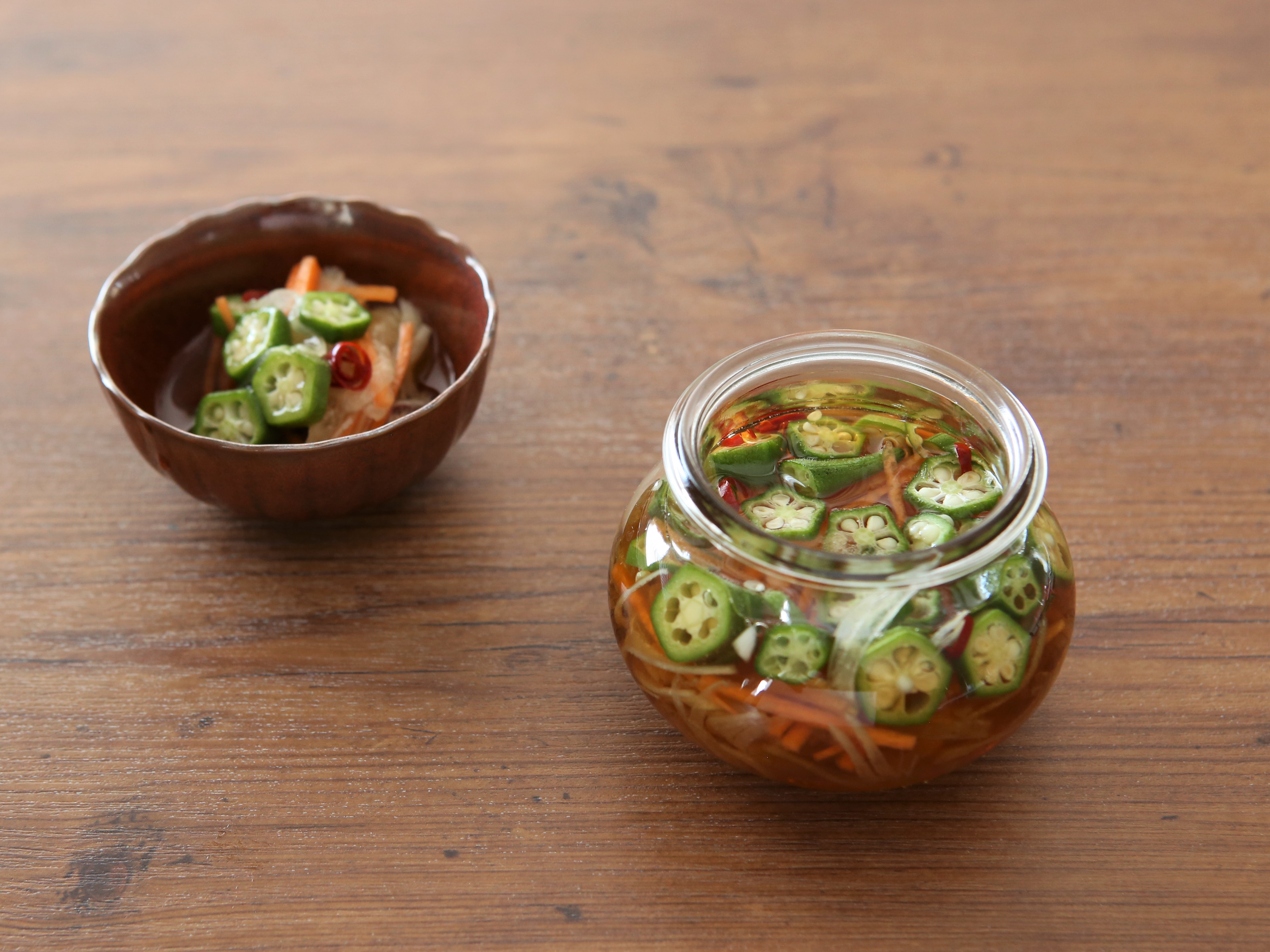 オクラの万能野菜だれ（和風）のレシピ・作り方