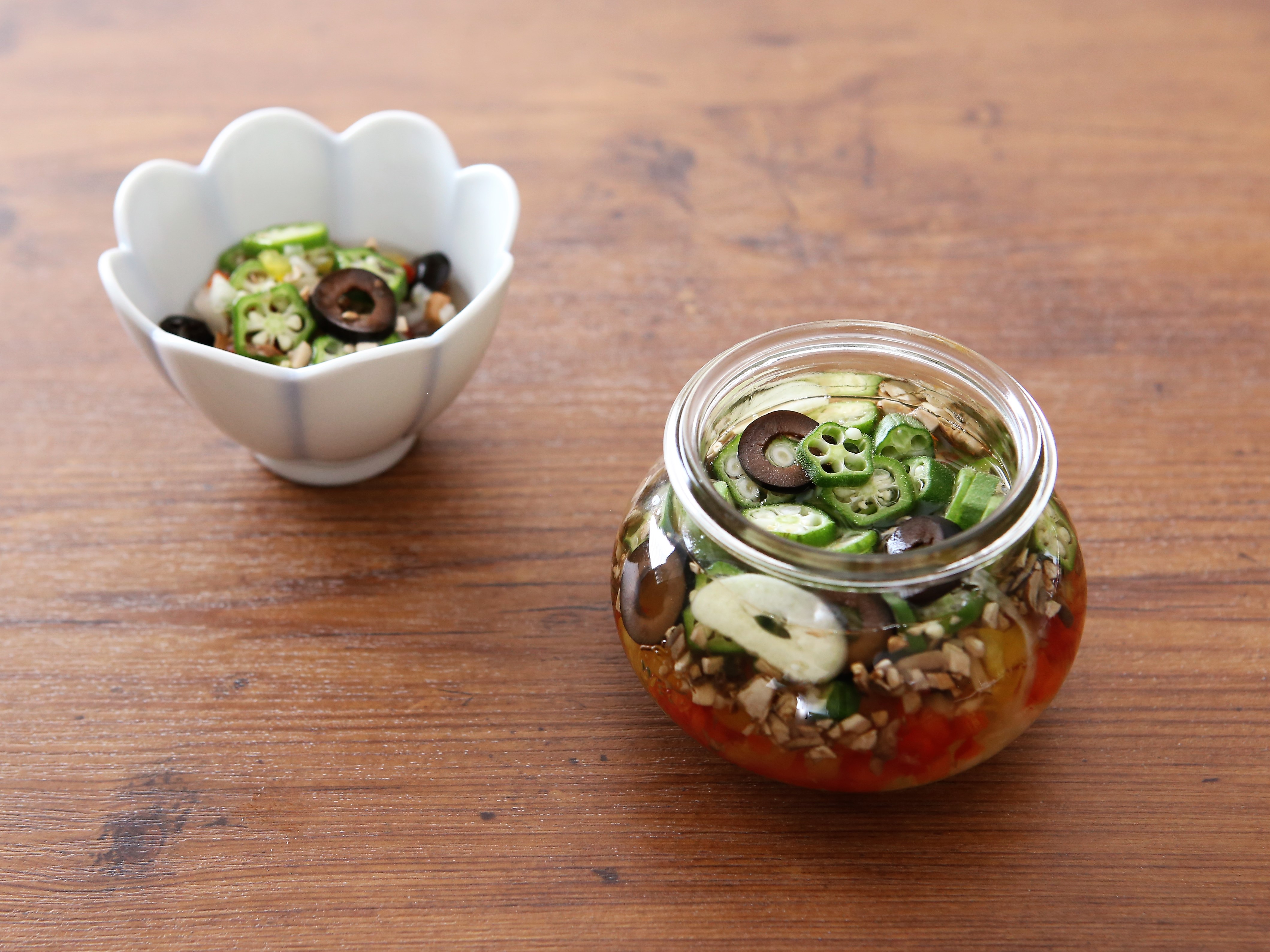 オクラの万能野菜だれ（洋風）のレシピ・作り方