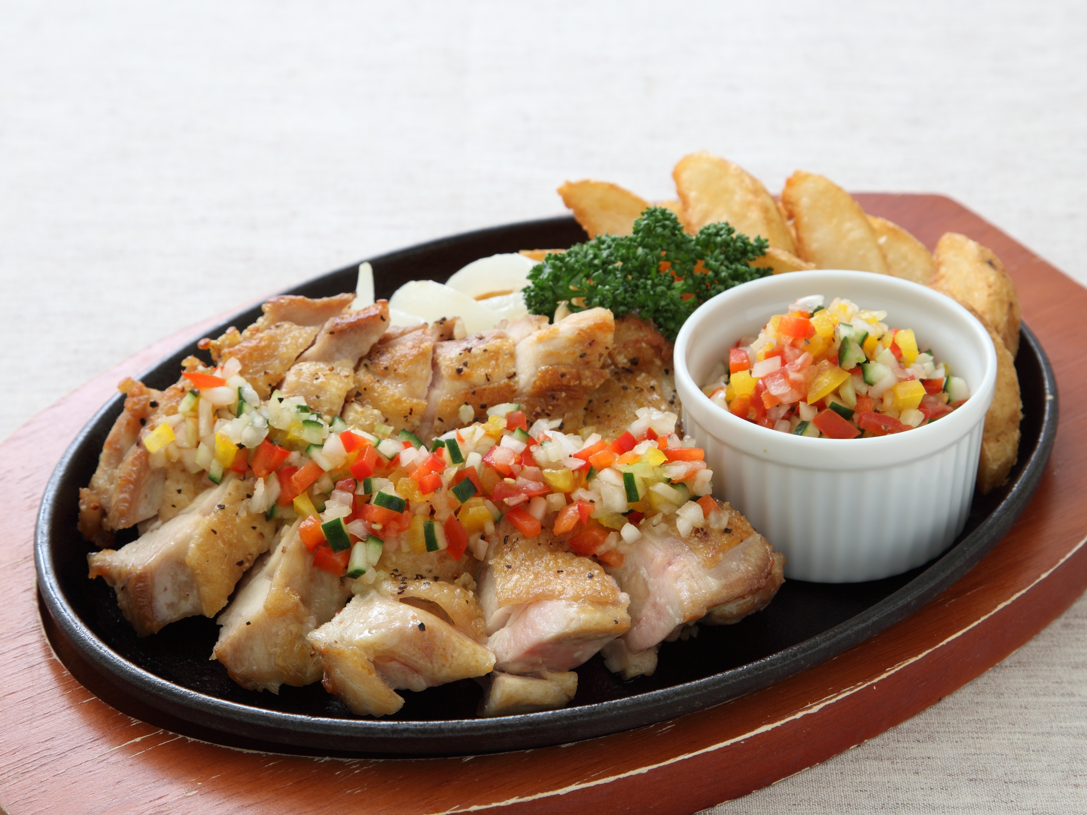 チキンステーキのピクルスソース