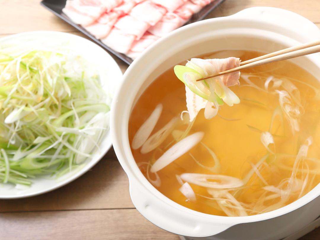 ごま油香る！無限ねぎしゃぶ