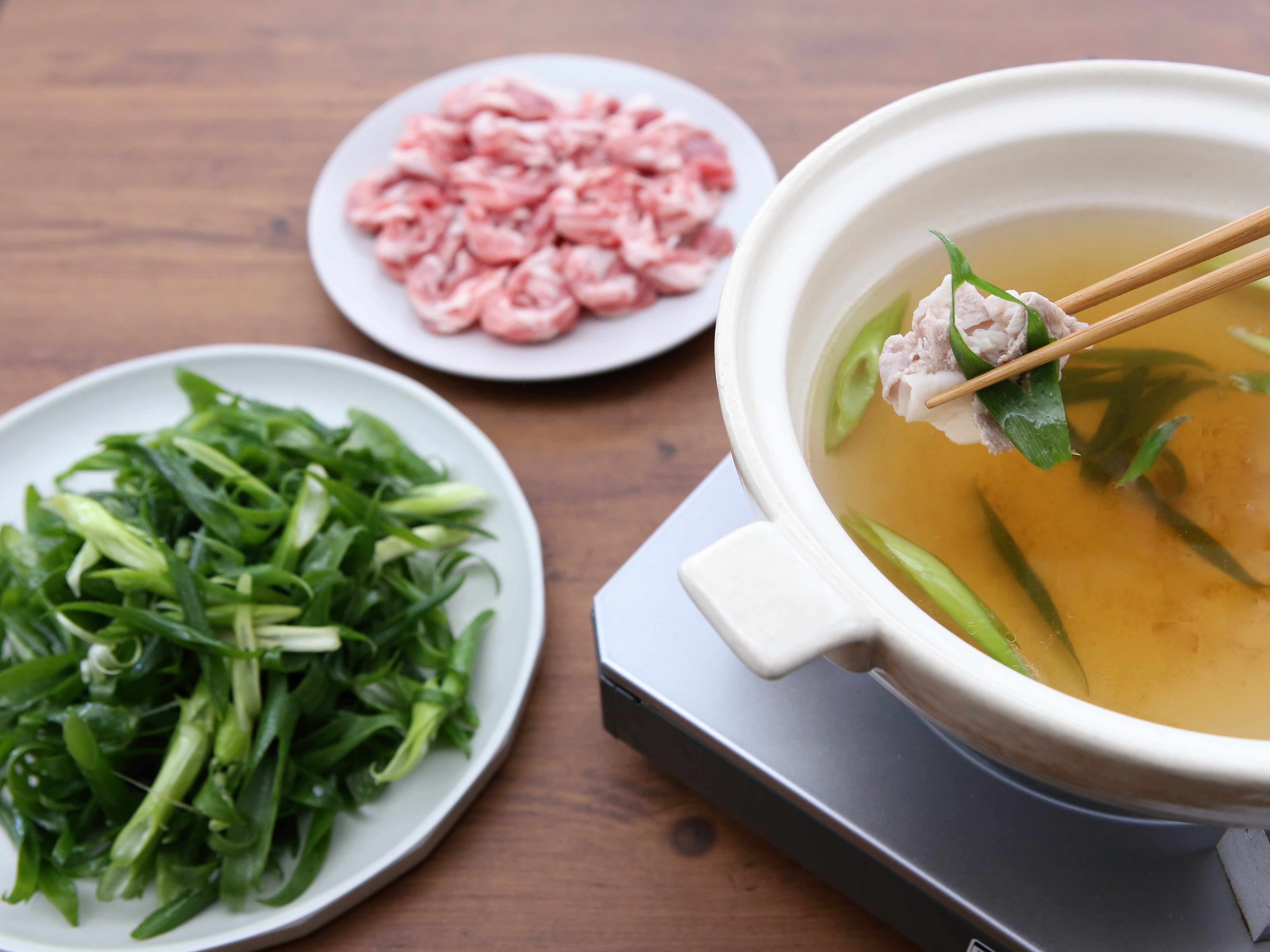 ごま油香る！無限九条ねぎしゃぶのレシピ・作り方