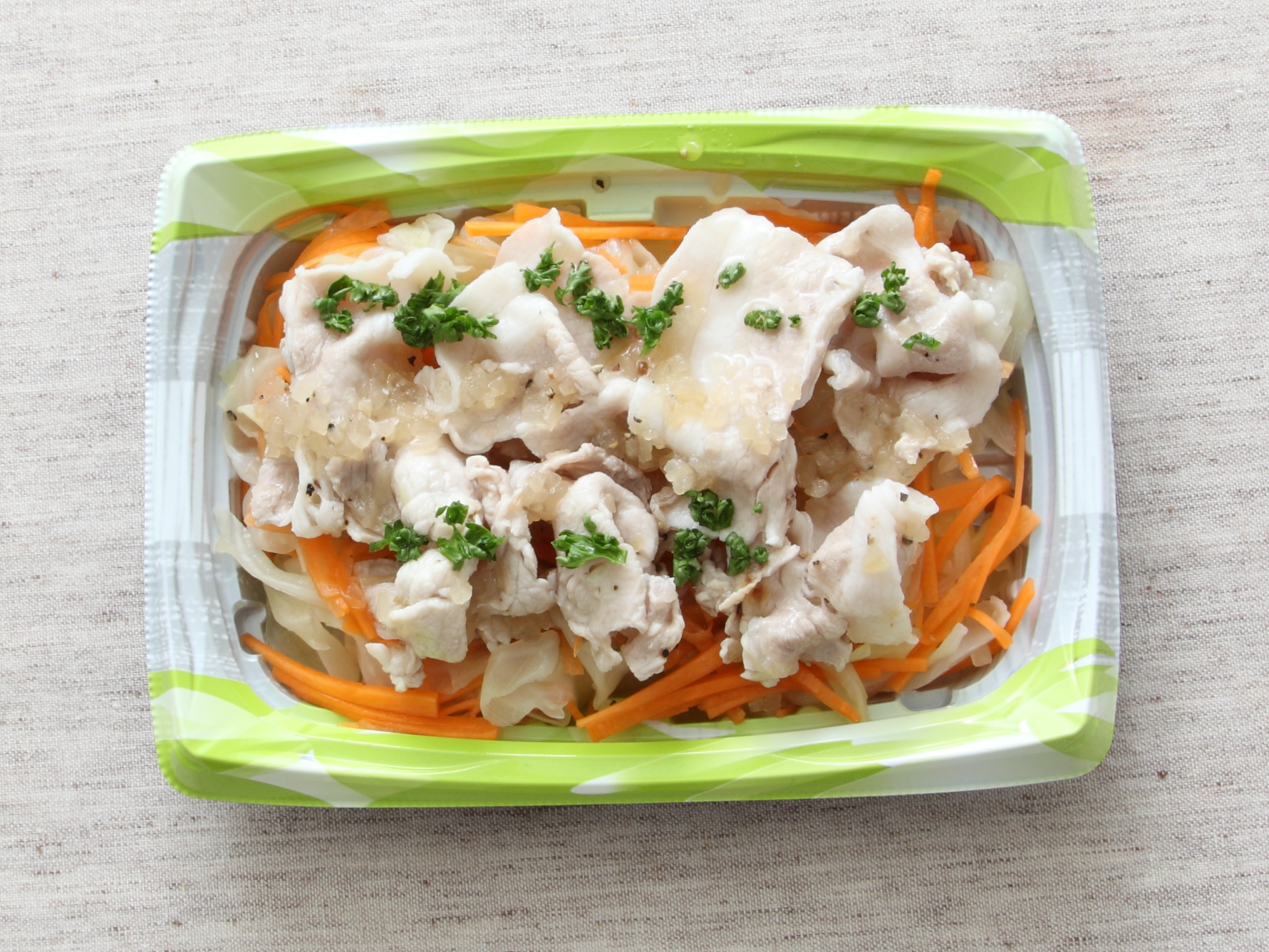 豚と野菜のオニオンマリネ