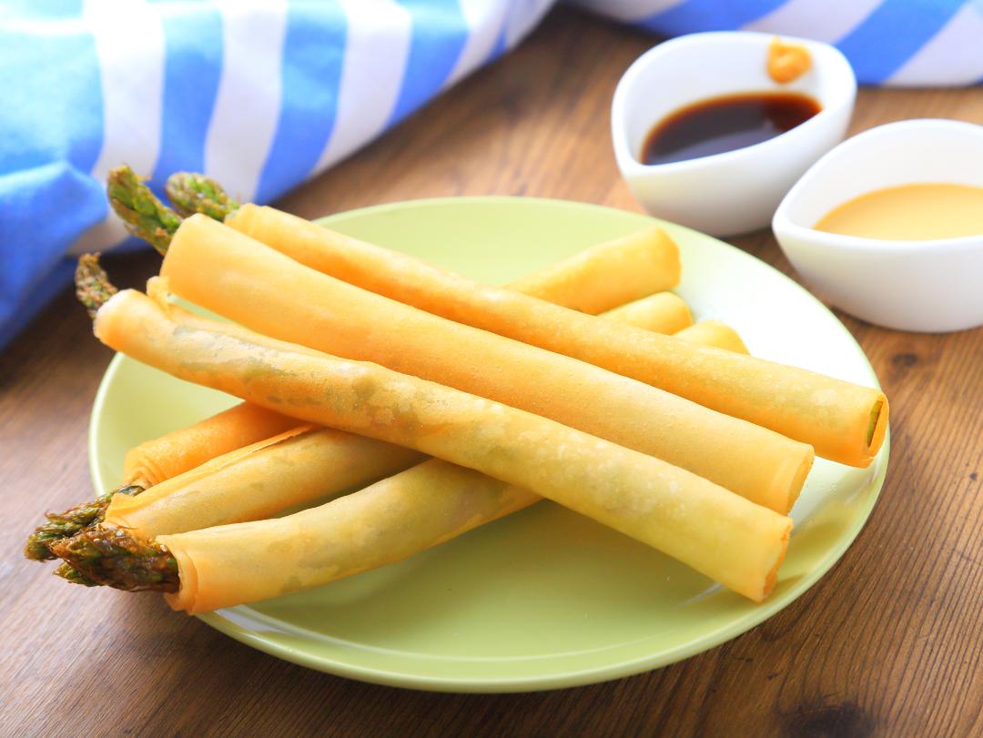 サクッと！まるごと一本アスパラ春巻き