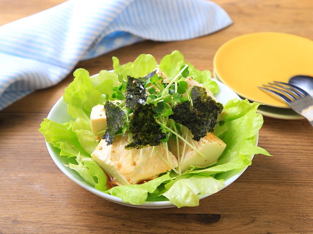 パクパクやみつき豆腐サラダのレシピ・作り方