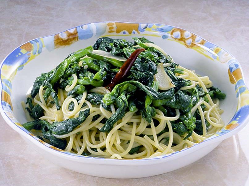 菜の花のスパゲティのレシピ・作り方