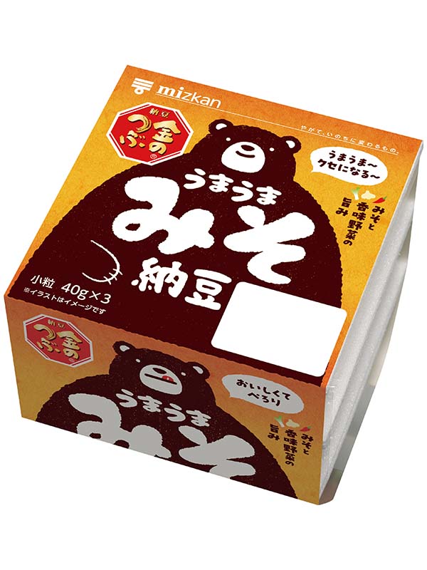 金のつぶ うまうまみそ納豆３Ｐ