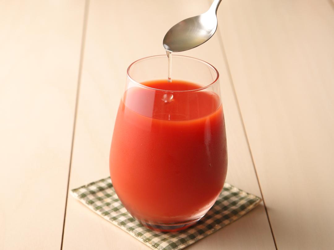 トマトのお酢ドリンク（１食あたりの「いいこと酢」摂取量　１０ｍｌ）