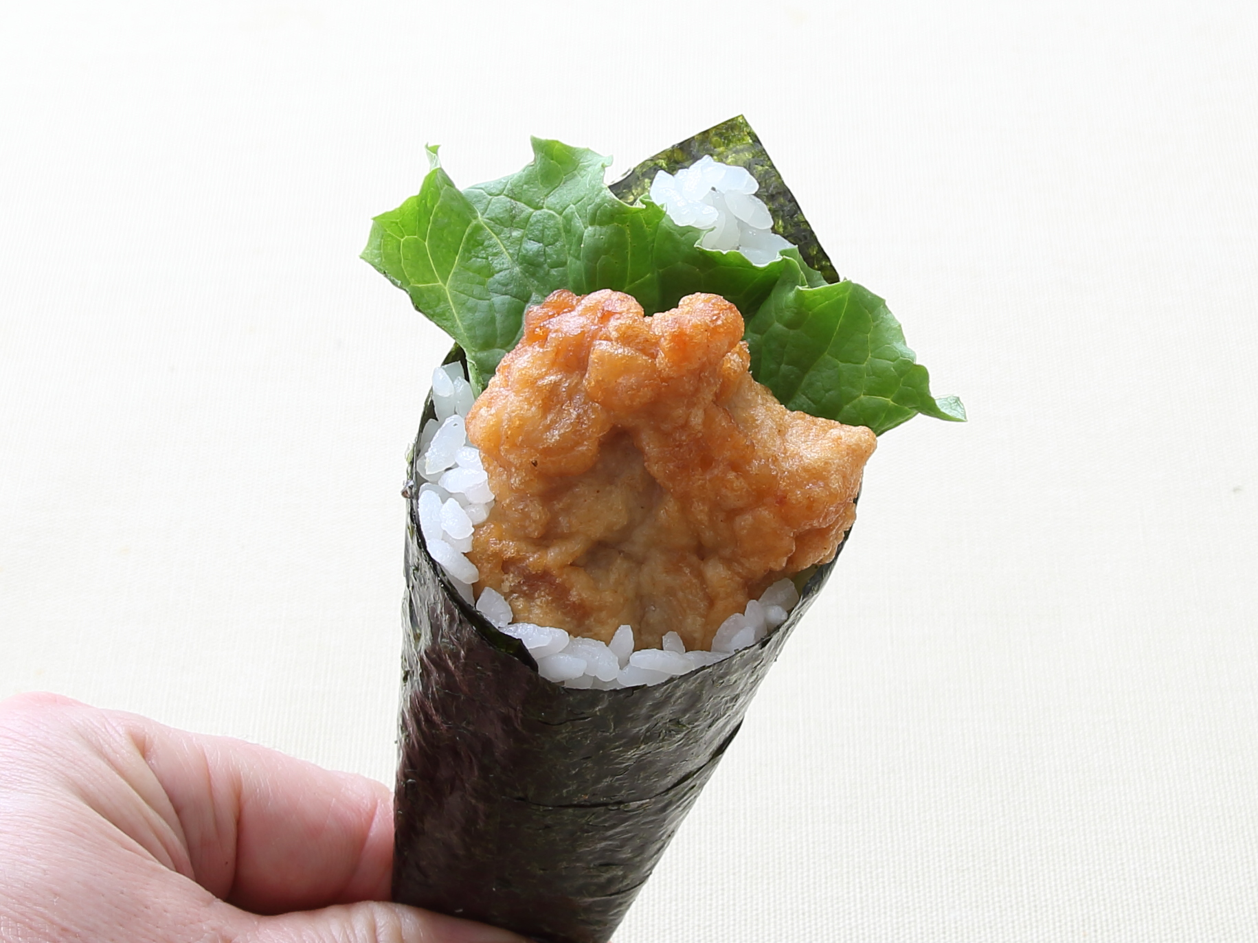 想い伝える手巻き寿司（から揚げ）のレシピ・作り方