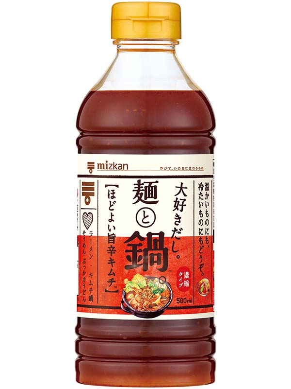 大好きだし。麺と鍋。ほどよい旨辛キムチ