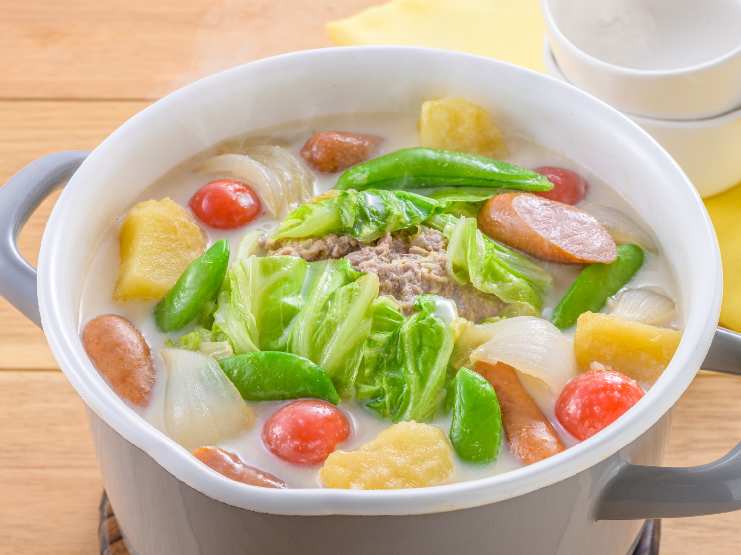 ロールキャベツ風クリーミー鍋のレシピ・作り方