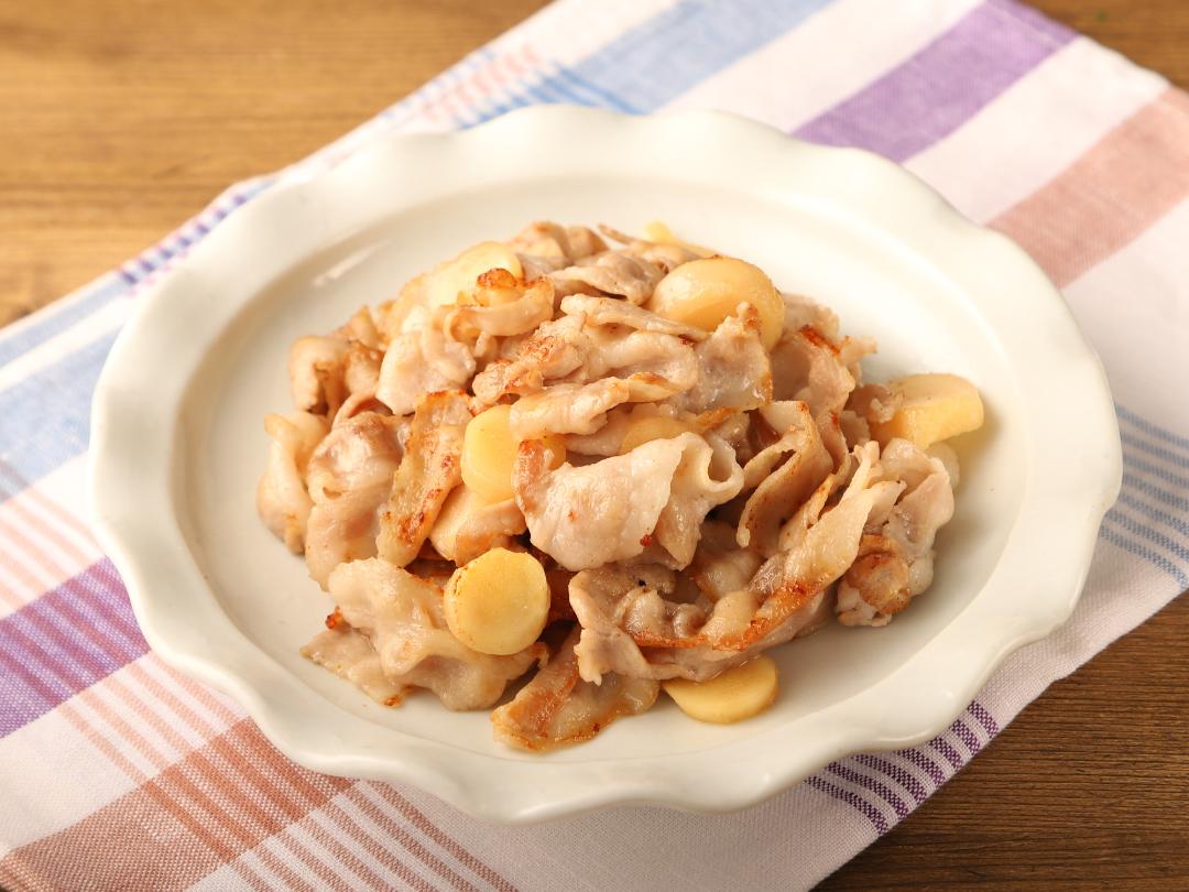 新しょうが香る！豚肉のしょうが焼き（新しょうがの甘酢漬け使用）