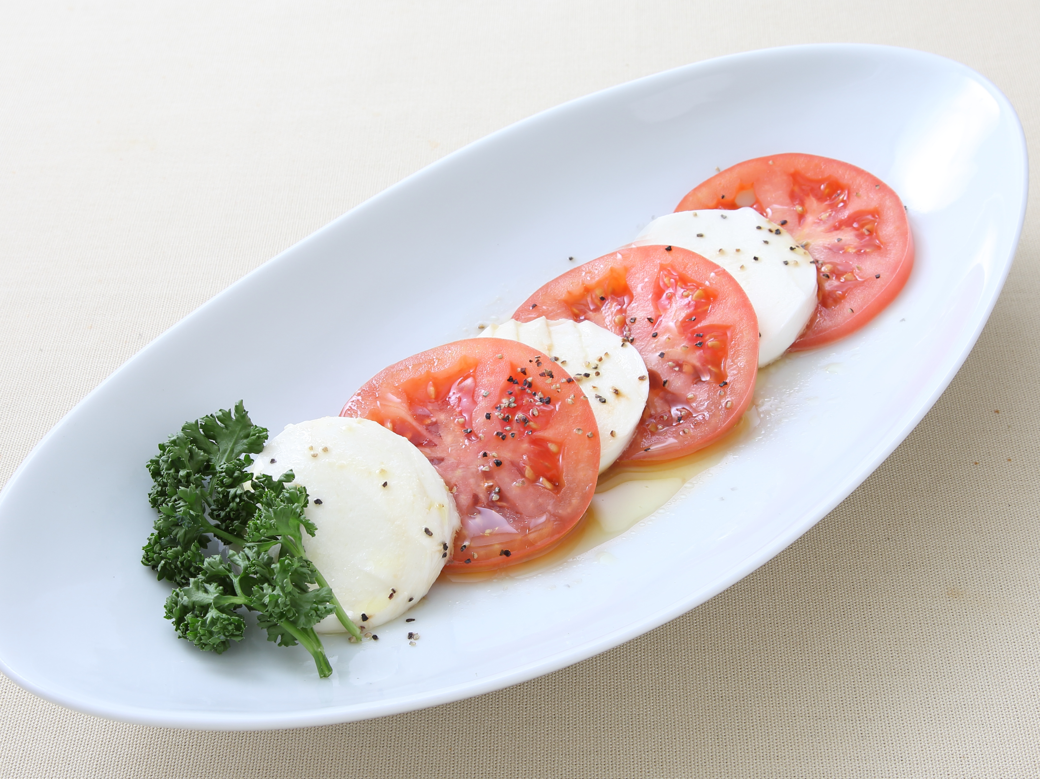 和出汁のカプレーゼ