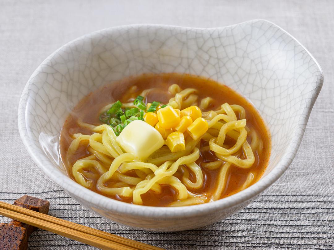 辛味噌バターコーンラーメンのレシピ・作り方