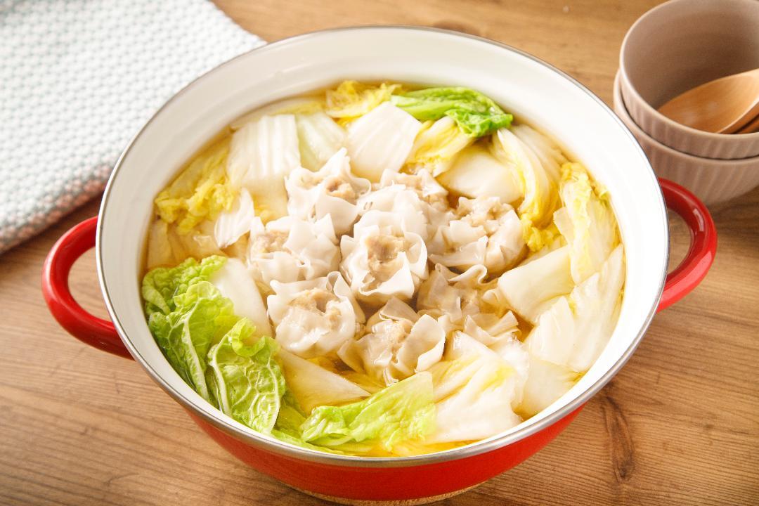 冷凍食品活用！シューマイのおかず鍋のレシピ・作り方