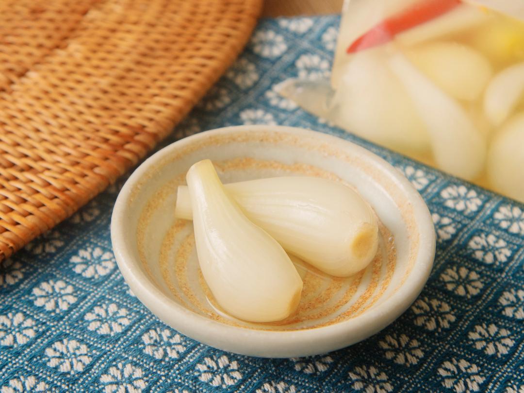 らっきょう漬け（１食あたりの「いいこと酢」摂取量　約２ｍｌ）