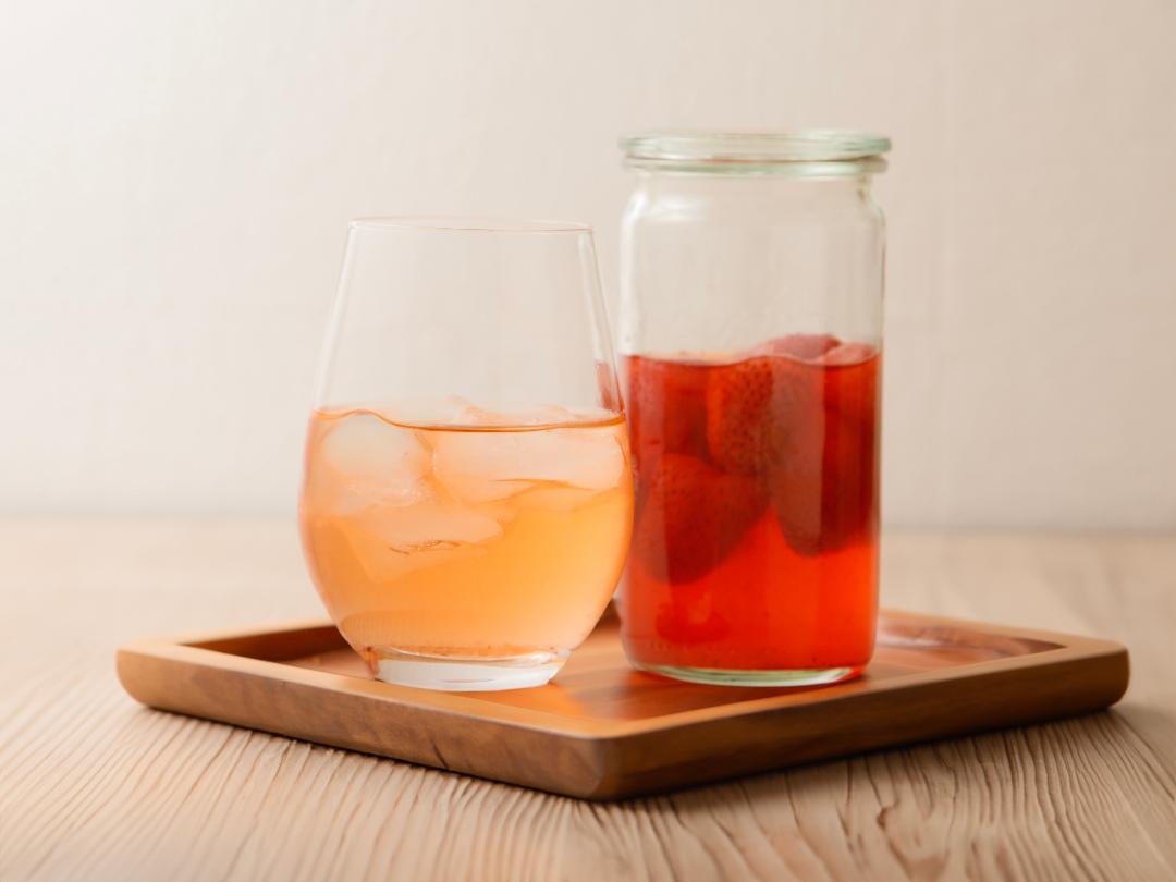 １：１：１で作る冷凍いちごのフルーツ酢のレシピ・作り方