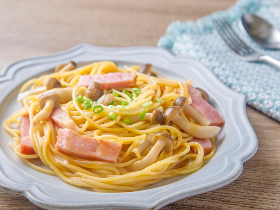 バタぽんきのこパスタ
