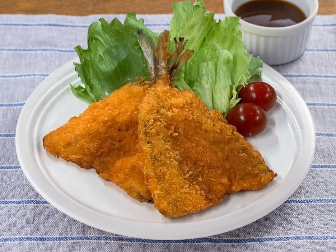 アジフライ（１食あたりの「いいこと酢R　ソースタイプ」摂取量　１０ｍｌ）のレシピ・作り方