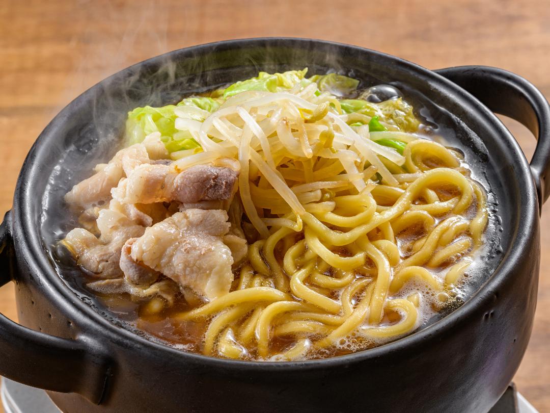 豚にんにくラーメン鍋のレシピ・作り方