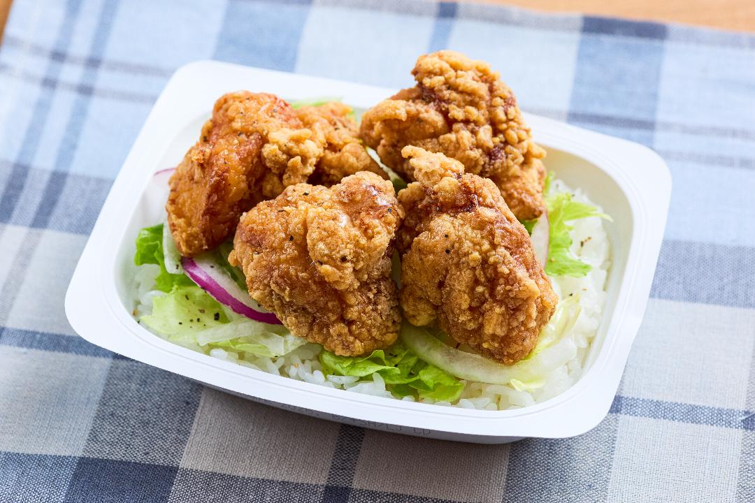パックご飯で！さっぱり唐揚げ丼
