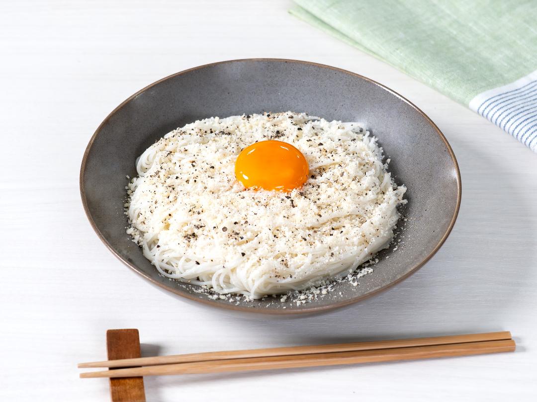 レンジでできる！だし卵チーズそうめんのレシピ・作り方