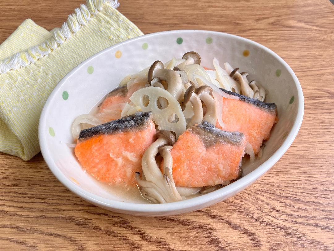 鮭のカンタン南蛮漬け風