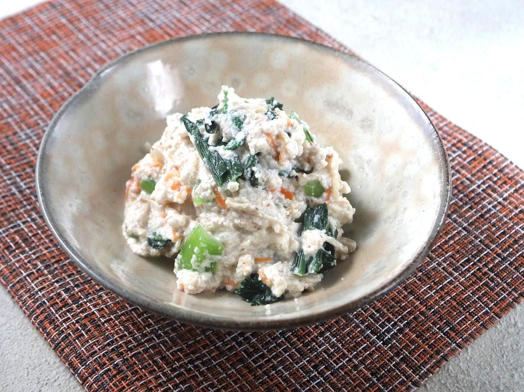 味付けこれだけ！小松菜の白和えのレシピ・作り方