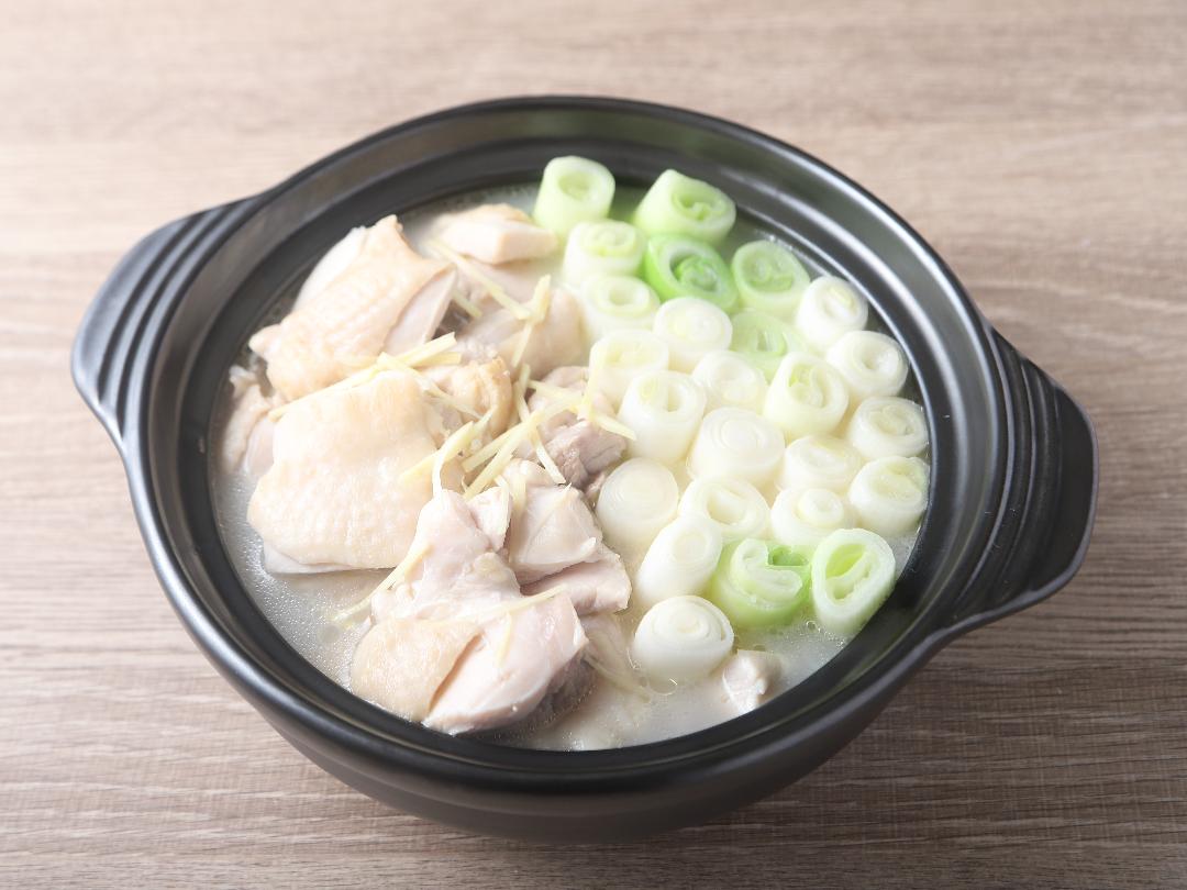 白ねぎの鶏白湯鍋