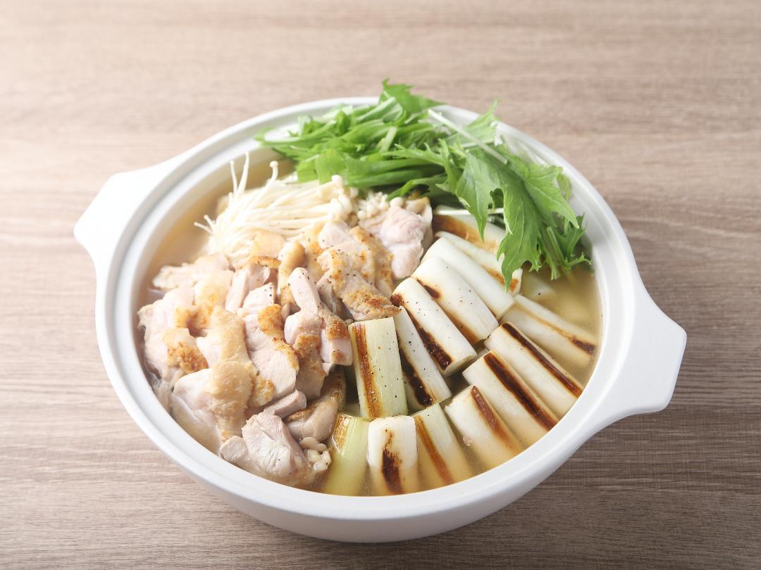 ごま油香る焼きねぎ鶏しお鍋