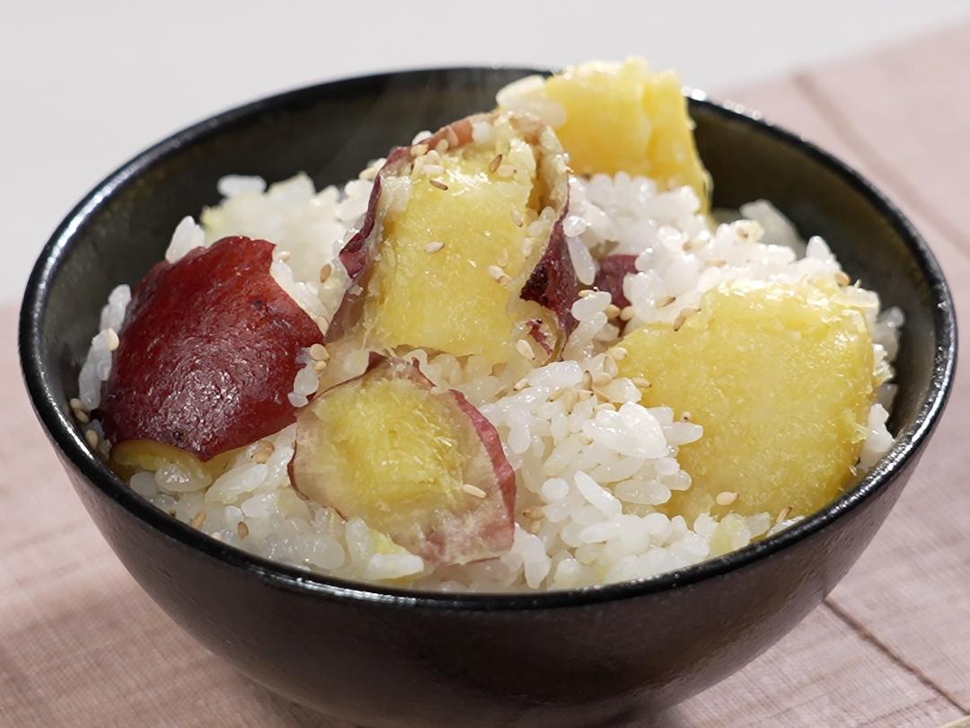 まるごとさつまいもの炊き込みごはんのレシピ・作り方
