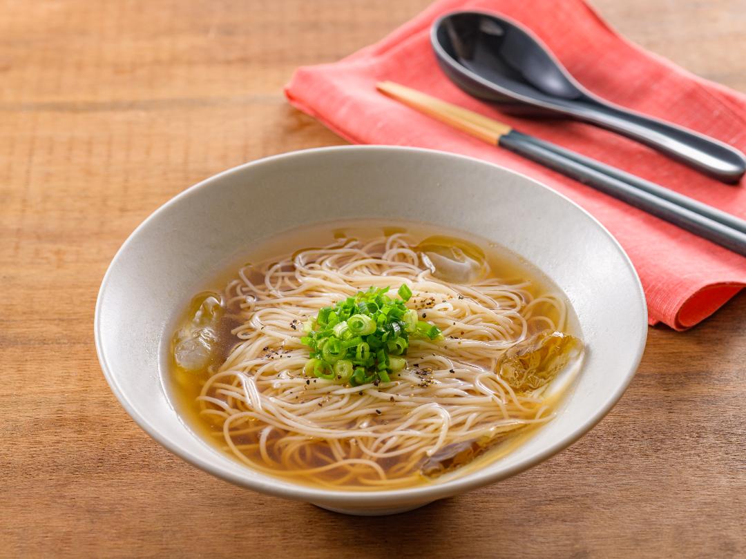 冷やし醤油ラーメン風そうめんのレシピ・作り方