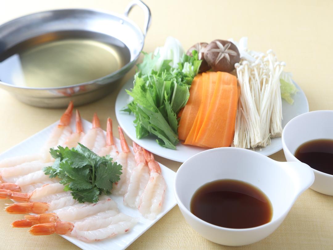 えびしゃぶ　ぽん酢添え