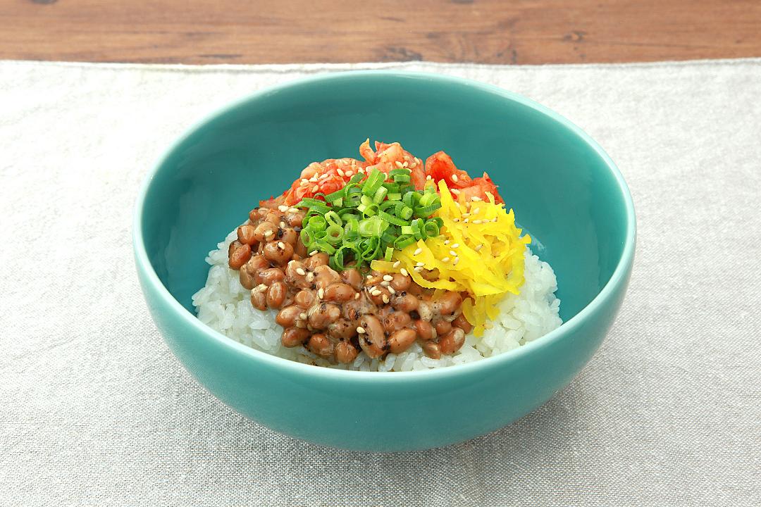 チュモッパ風納豆丼