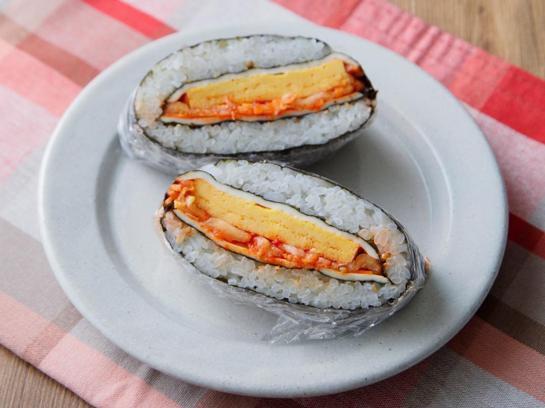 キムチ＆チーズのパタパタおにぎり