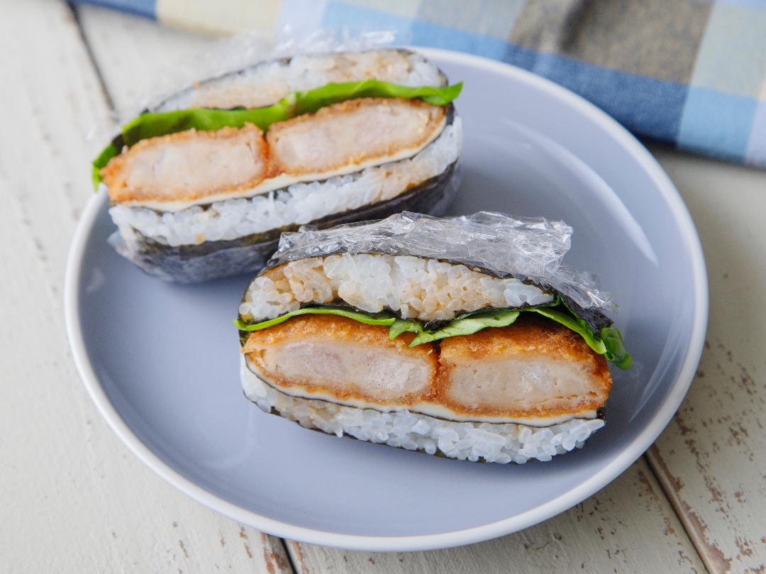 とんかつ＆チーズのパタパタおにぎりのレシピ・作り方