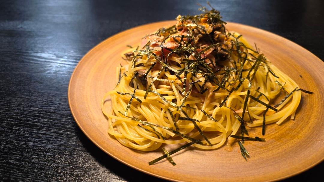 【リュウジさんコラボ】オリーブゆずぽんずオイルの和風パスタのレシピ・作り方