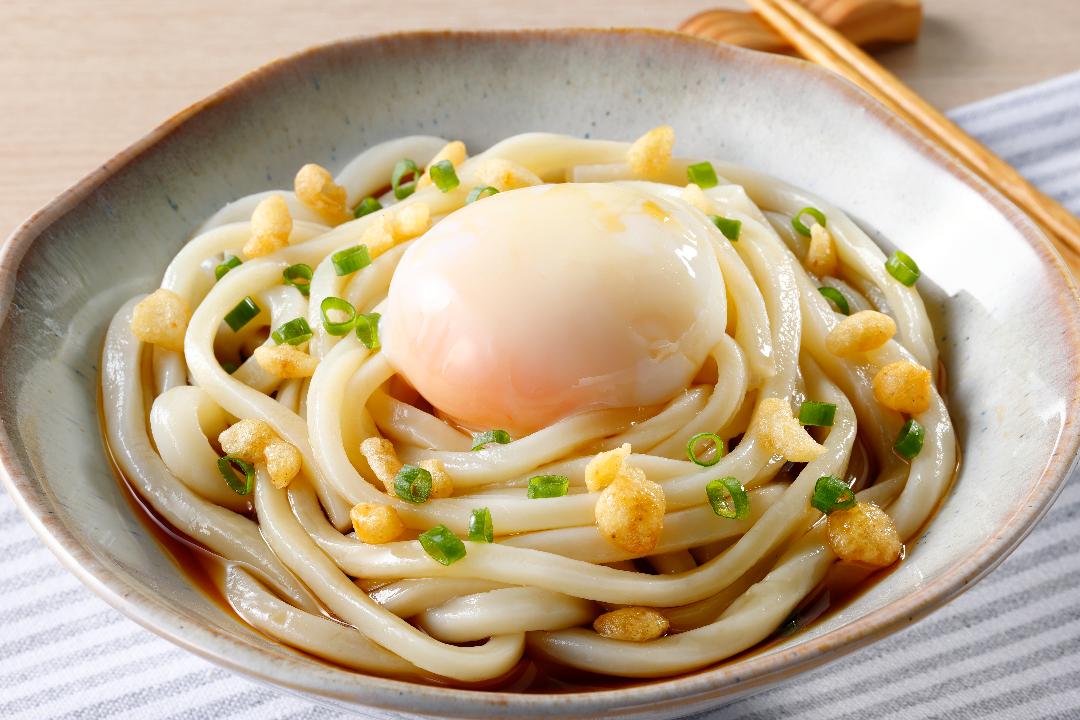 韓国風温玉うどんのレシピ・作り方