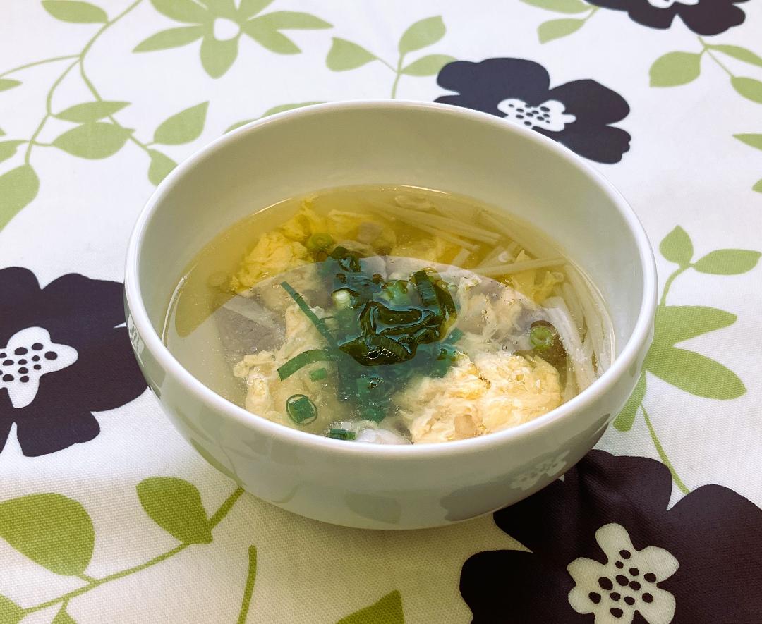 白だし鶏たまスープのレシピ・作り方