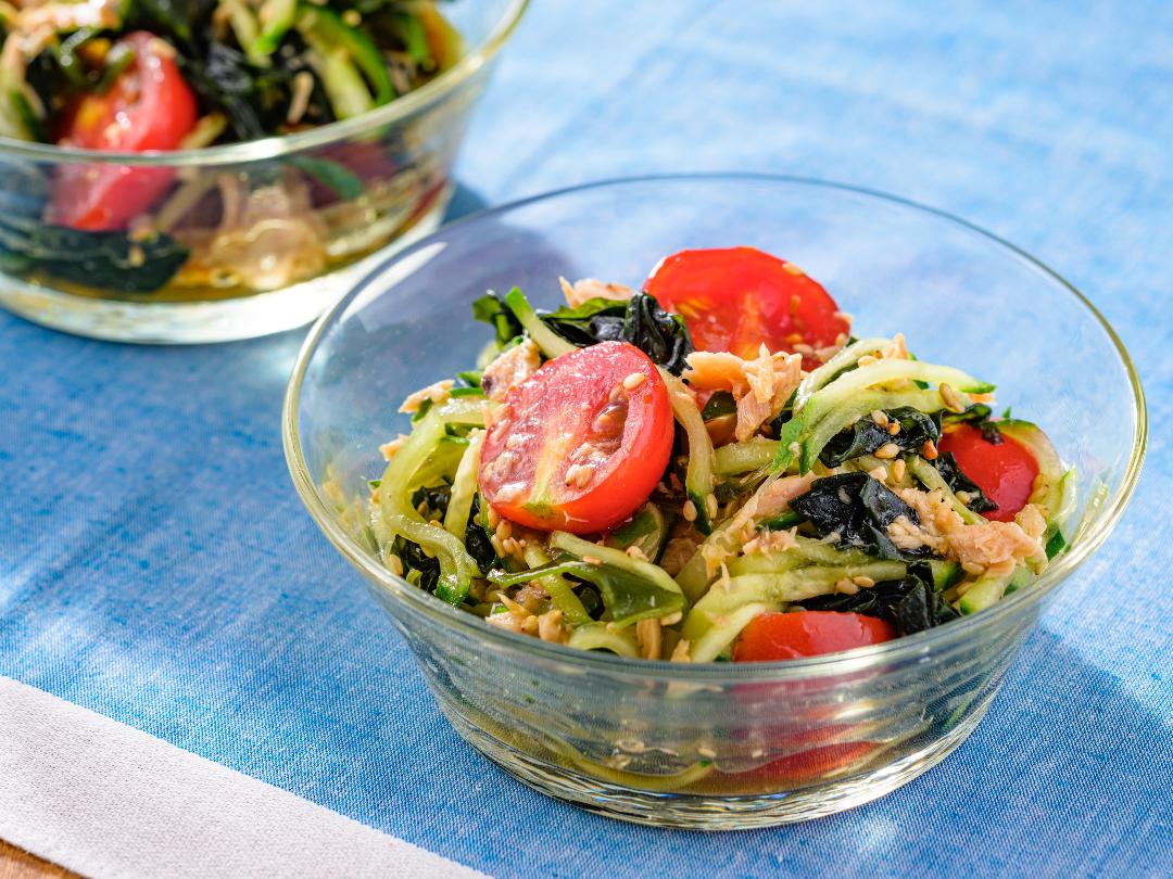 きゅうりとトマトの中華サラダ