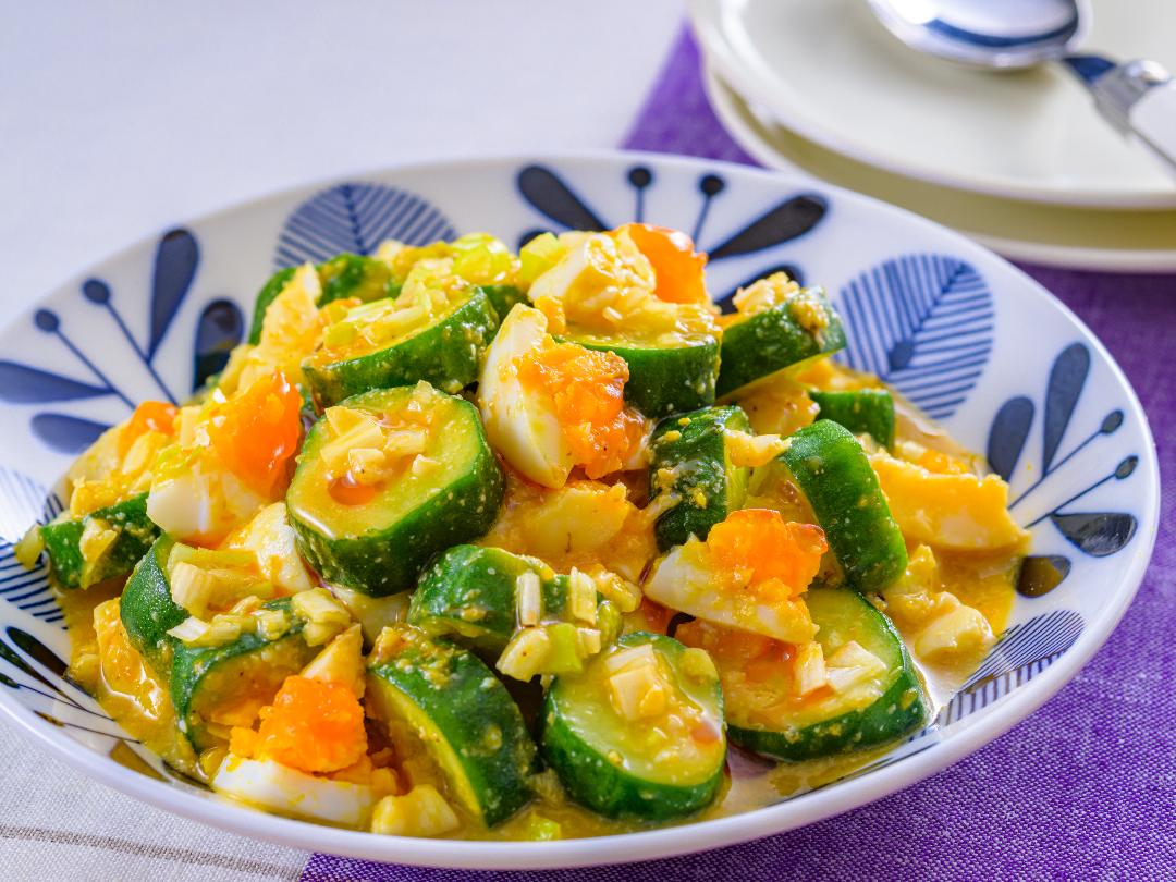 きゅうりと卵のやみつき香味和えのレシピ・作り方