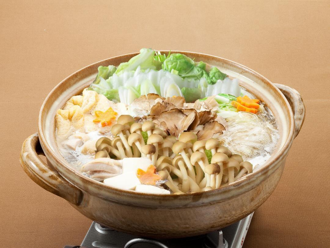 きのこの地鶏昆布だし鍋のレシピ・作り方