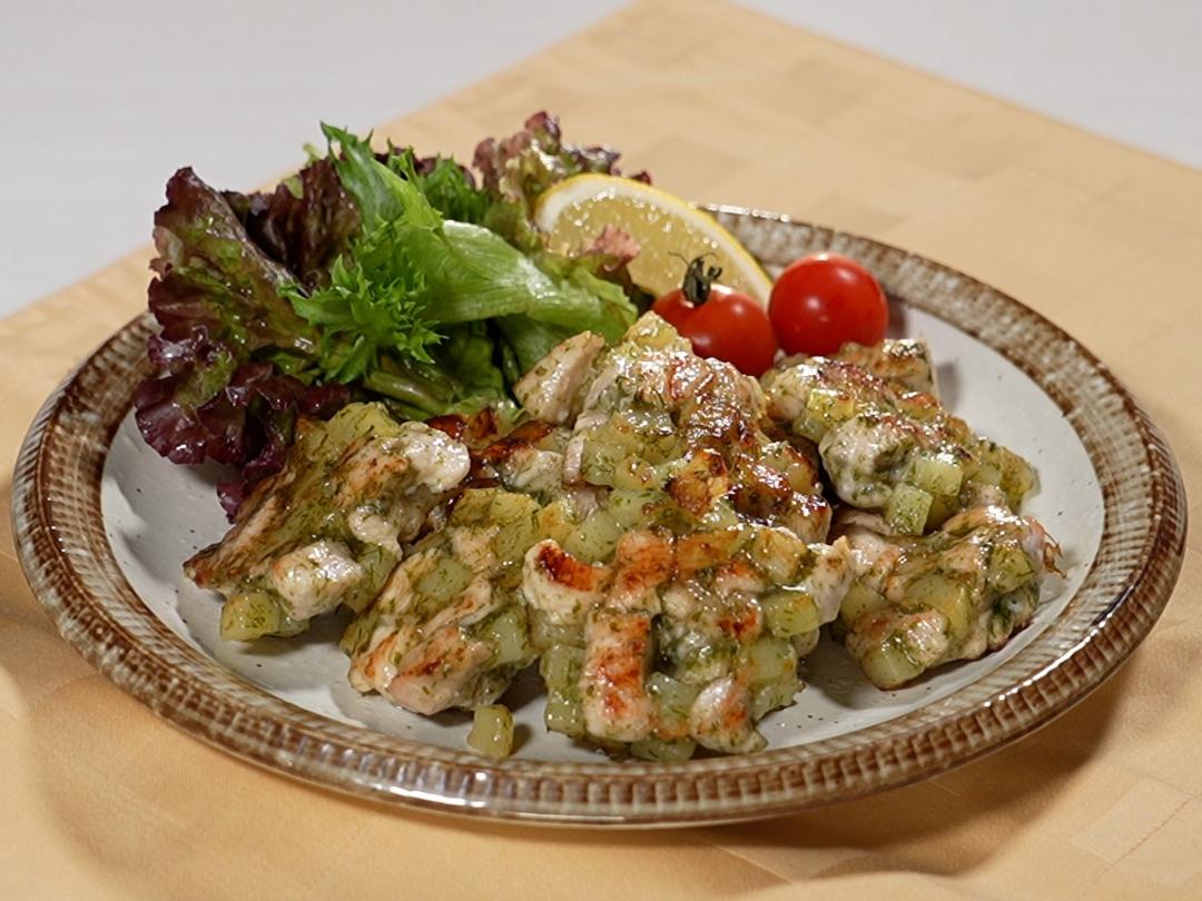 青のり香る！じゃがころ鶏むね