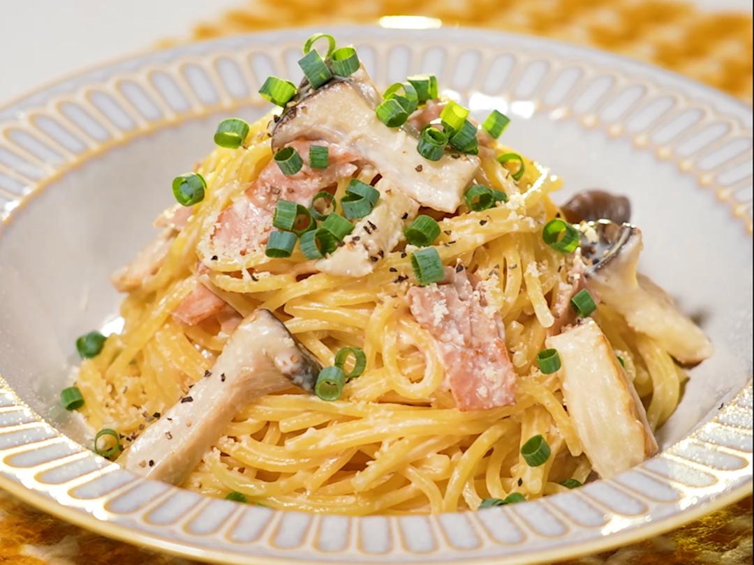 ワンパン！きのこ×つゆカルボ