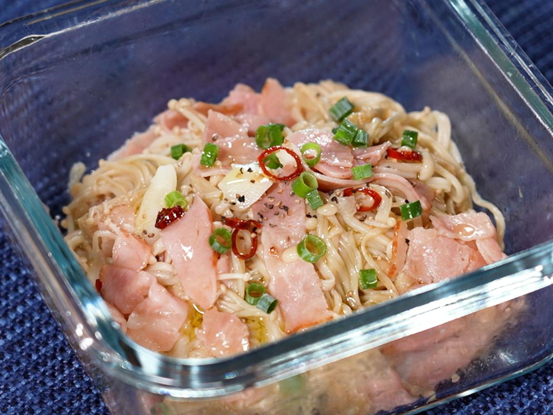 レンチンだけで！えのきペペロン