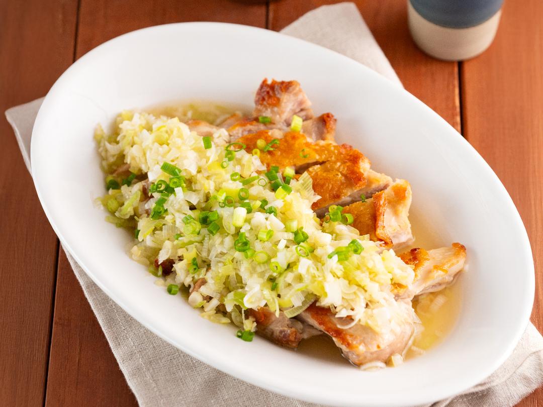 鶏もも肉のねぎ塩しょうがだれのレシピ・作り方