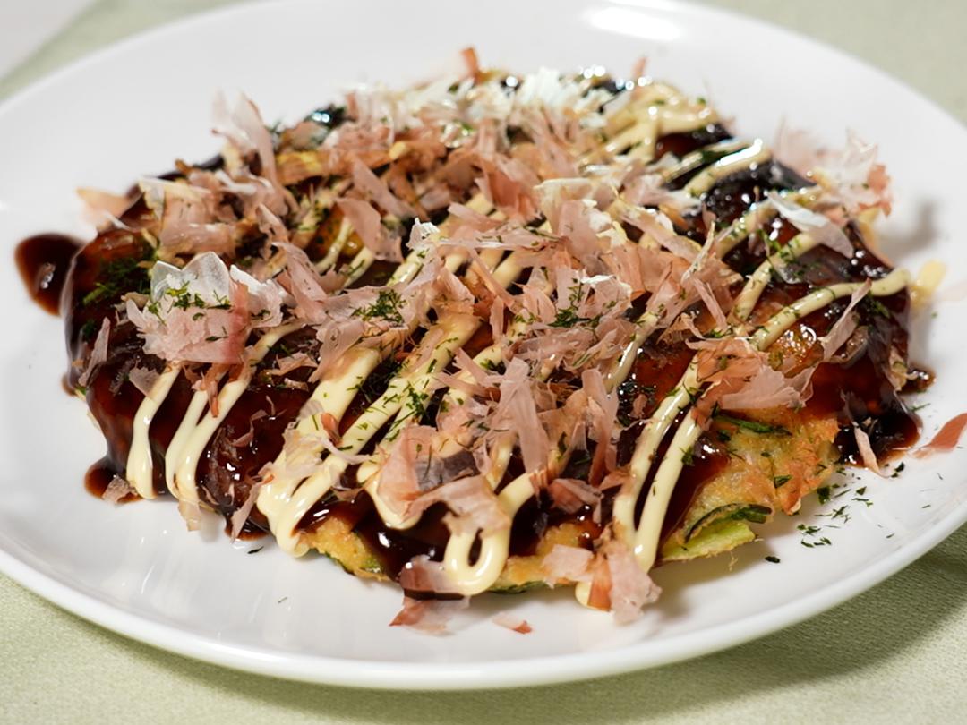 包丁不要！豆腐でヘルシーお好み焼き