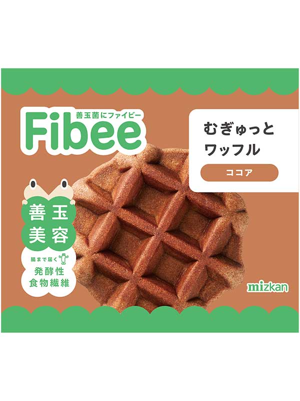 Ｆｉｂｅｅ　むぎゅっとワッフル　ココア